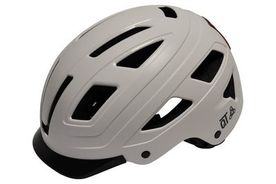 Qt cycle tech helm urban style wit maat m 55-58 cm