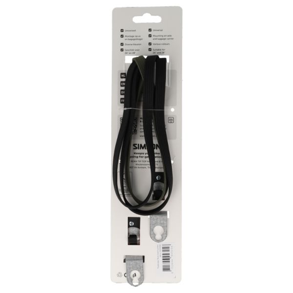 Simson triobinder 71cm - zwart groen