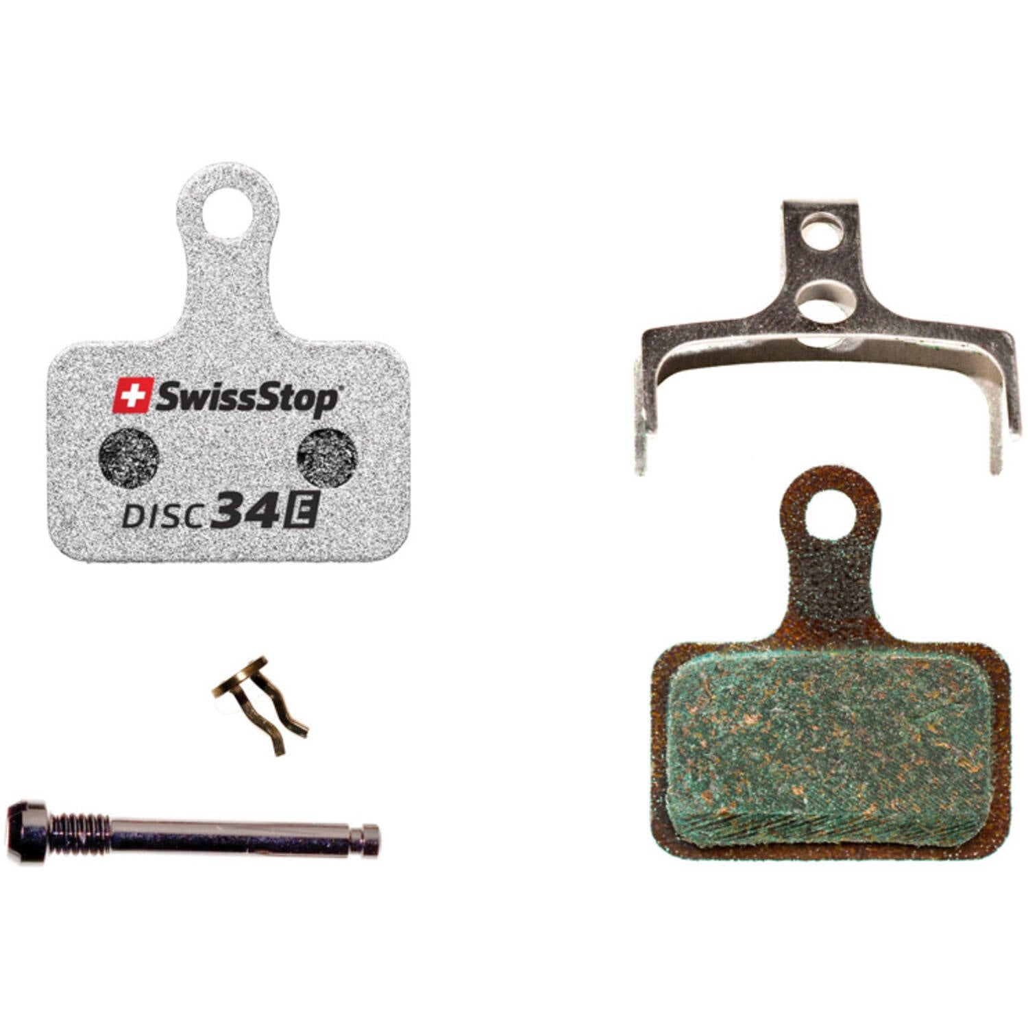 Swissstop - remblokset schijf 34 e - shimano, trp, tektro, rever