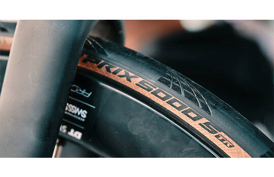 Continental Grand Prix raceband 700x25C, zwart bruin, tubeless, 25-622 ETRTO