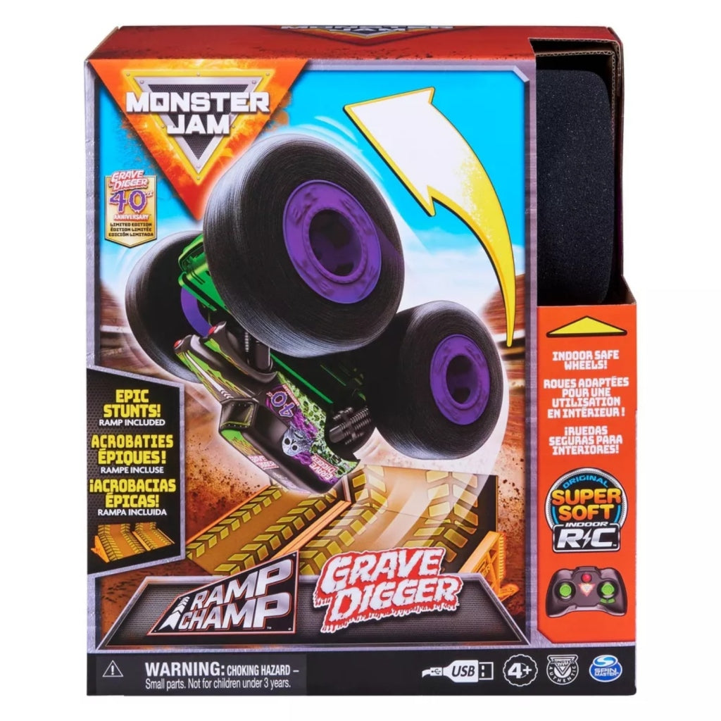 Monster Jam Monster Jam RC Grave Digger Ramp Kampioen 1:16