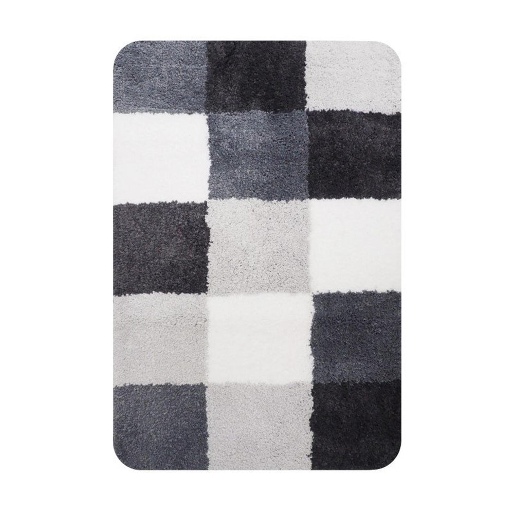 Hollandse huisbrest badmat 60 x 90 cm grijs