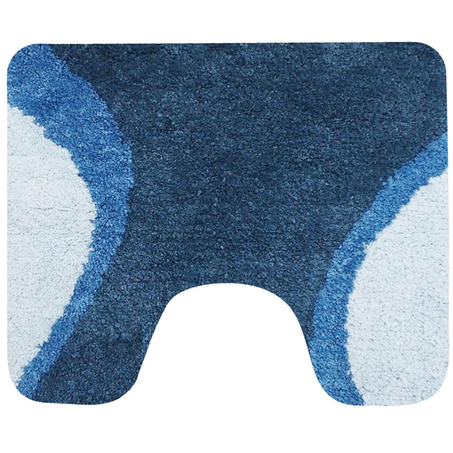 Hollandse huistoiletmat metz 60x50 cm blauw