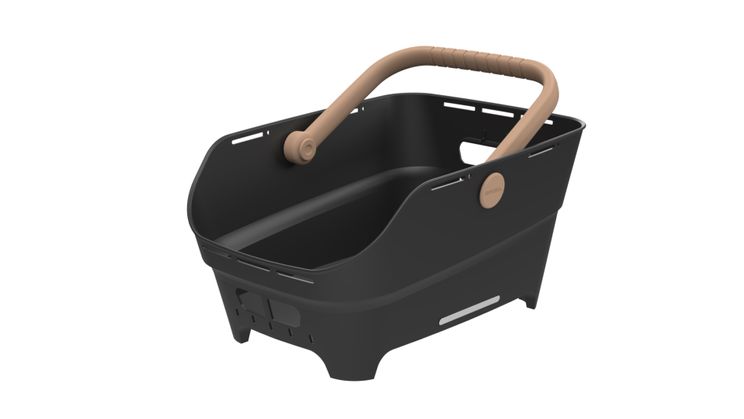 Basil mand cento neo zwart | mik | hendel | 21l