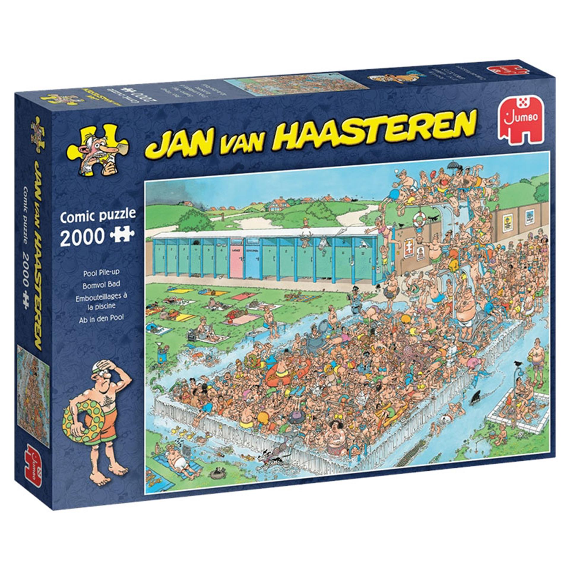 Jan van Haasteren Legpuzzel - Bomvol Bad, 2000st.