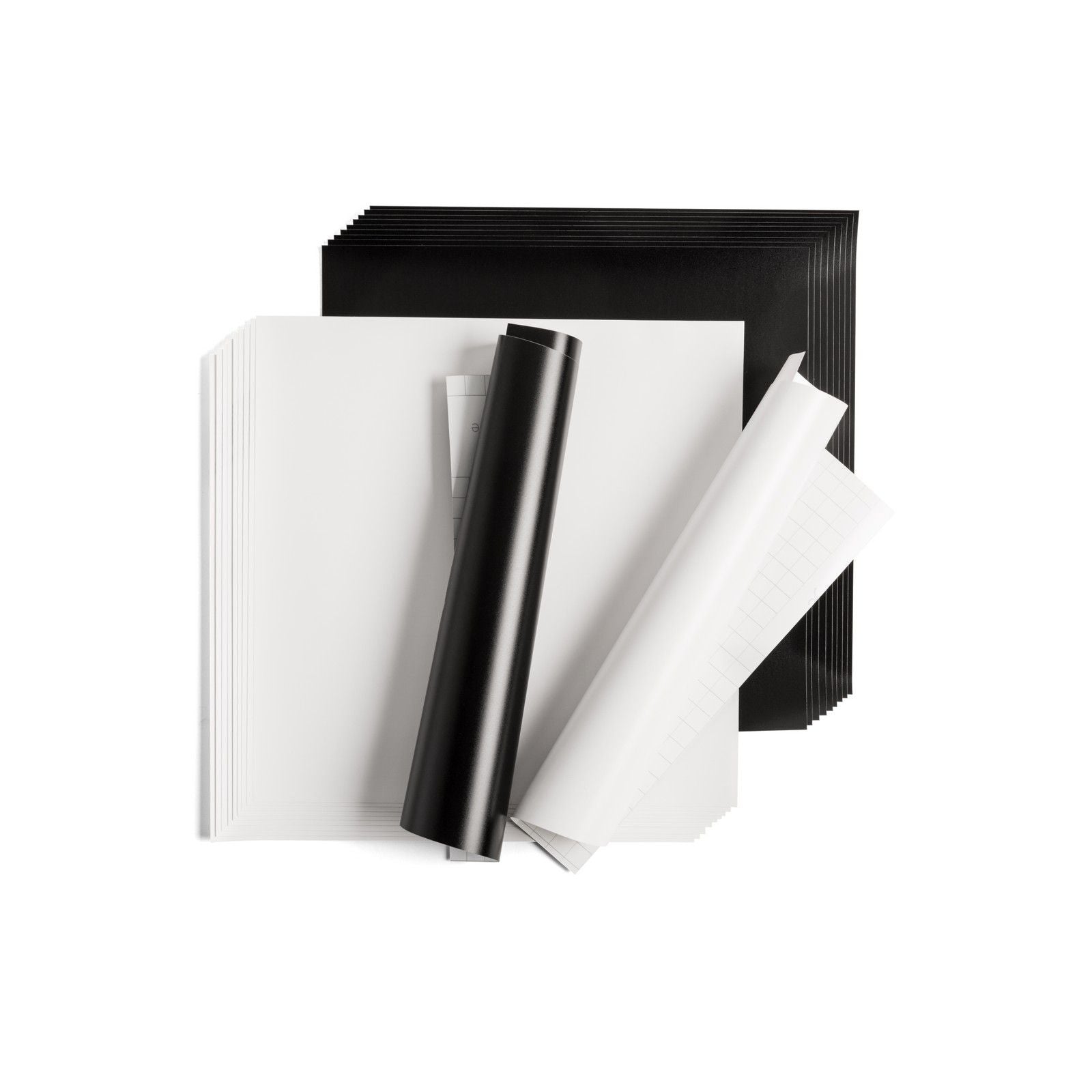 Cricut • premium vinyl verwijderbaar 30,5x30,5cm 20 vellen zwart wit