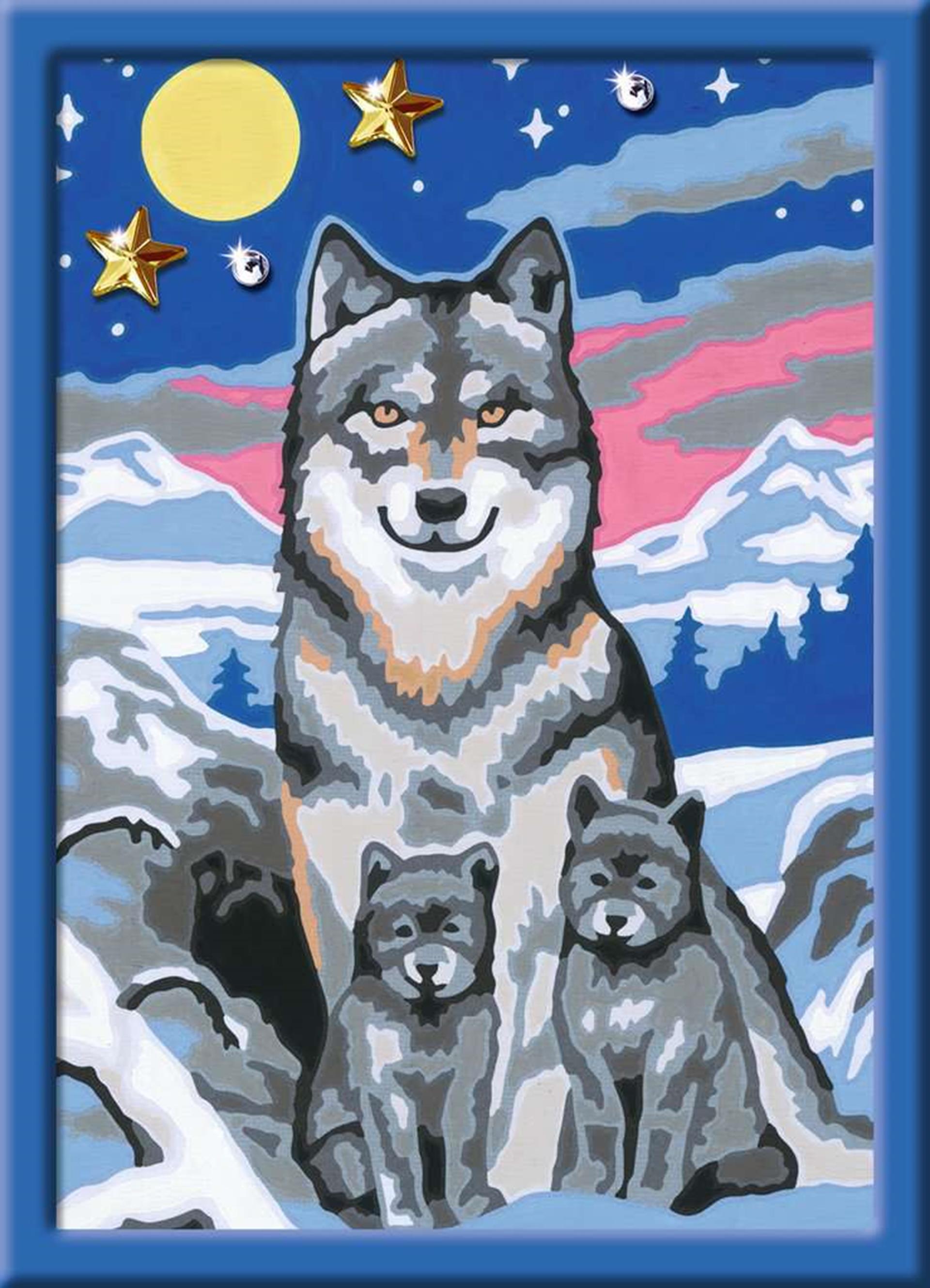 Ravensburger creart wolf family