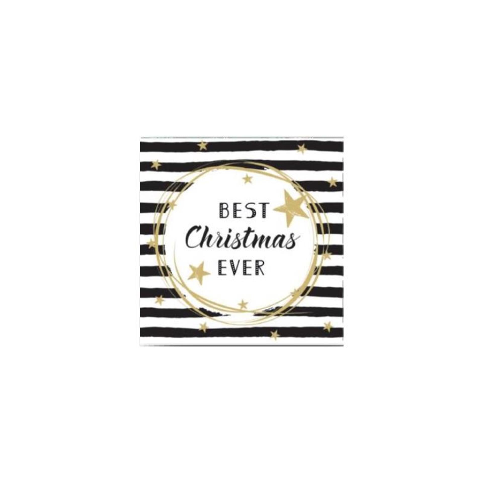 Duni servetten best xmas ever 33x33cm