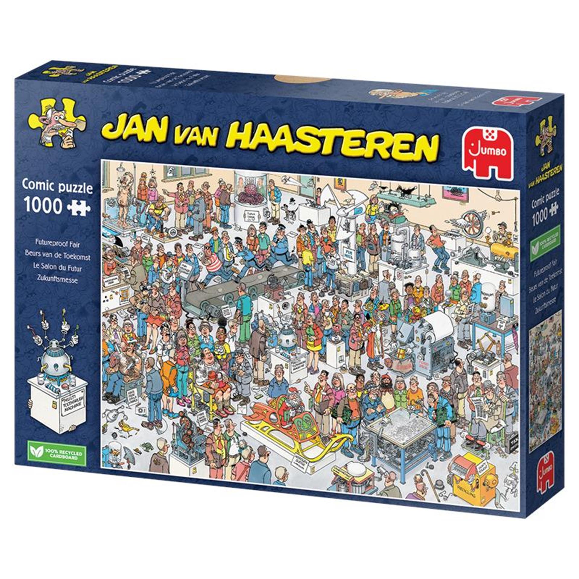 Jan van Haasteren Legpuzzel - Beurs van de Toekomst, 1000ste.