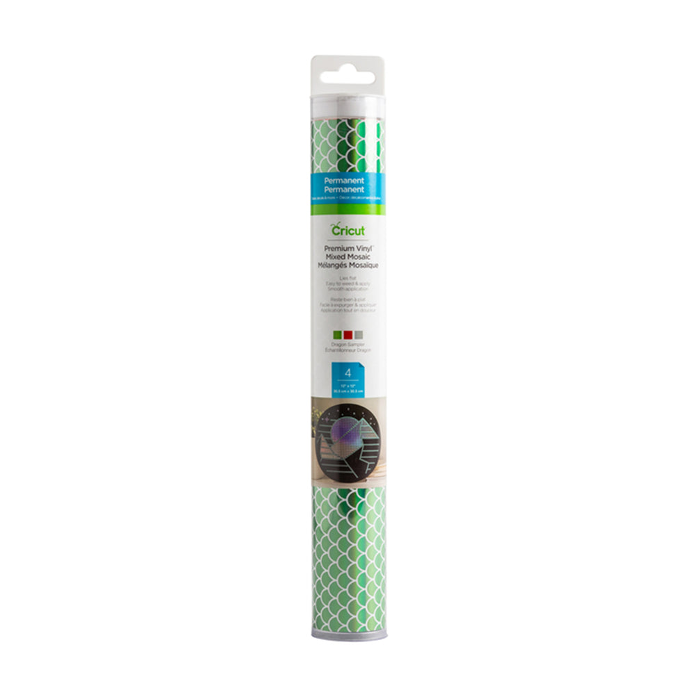 Cricut • premium vinyl mosaic permanent 30,5x122cm draak