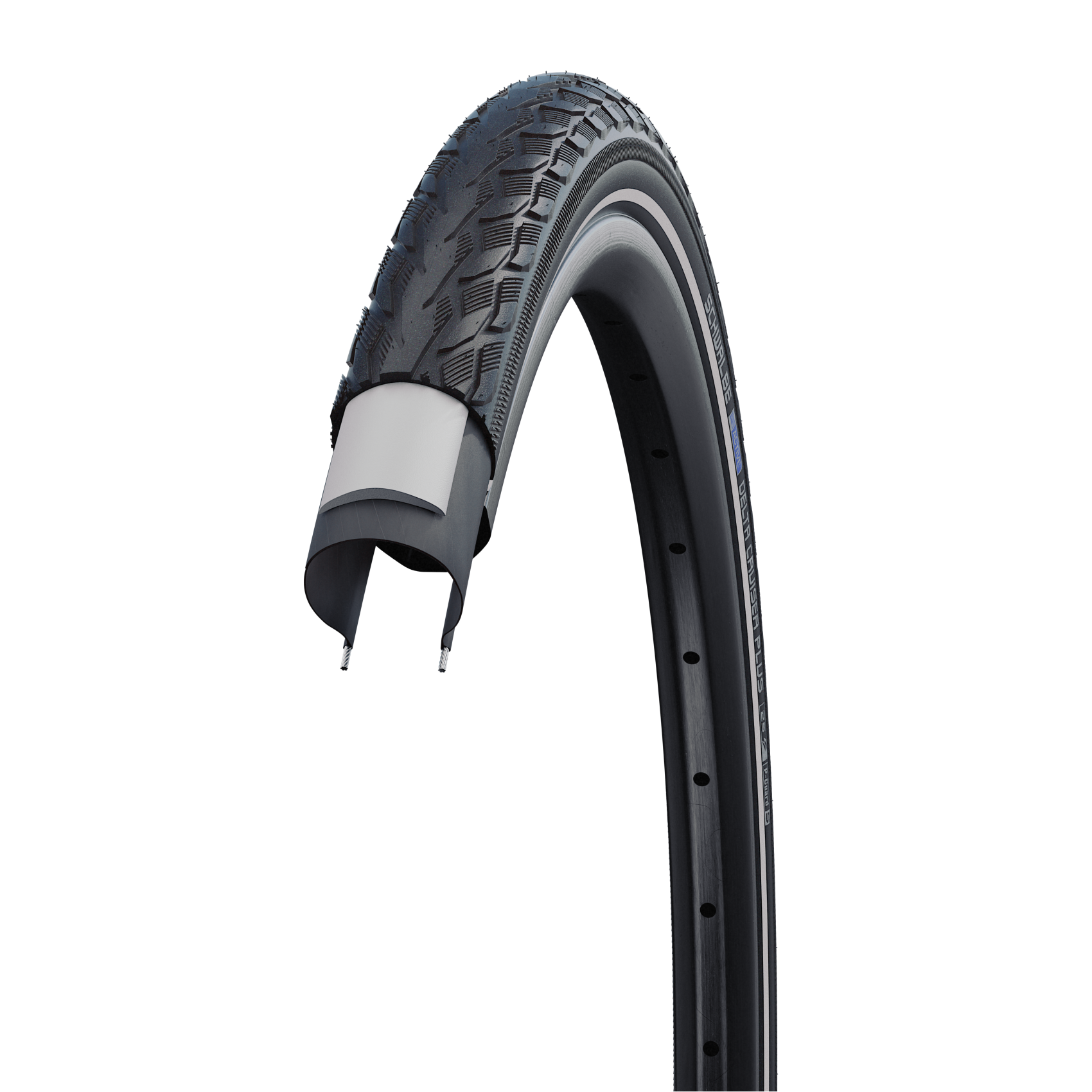 buitenband Delta Cruiser Plus 28 inch 40-622 zwart