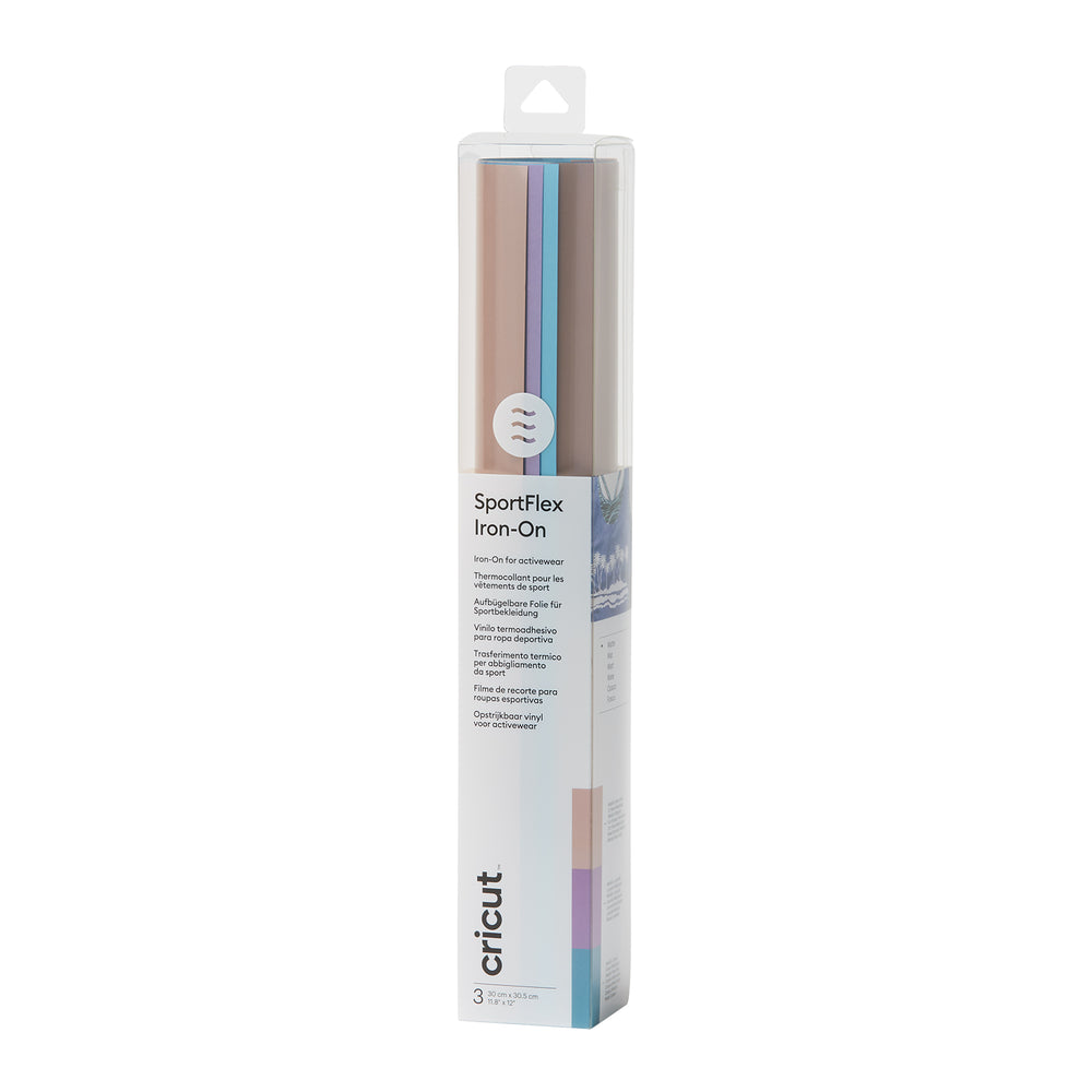 Cricut • sportflex iron-on sampler metallics