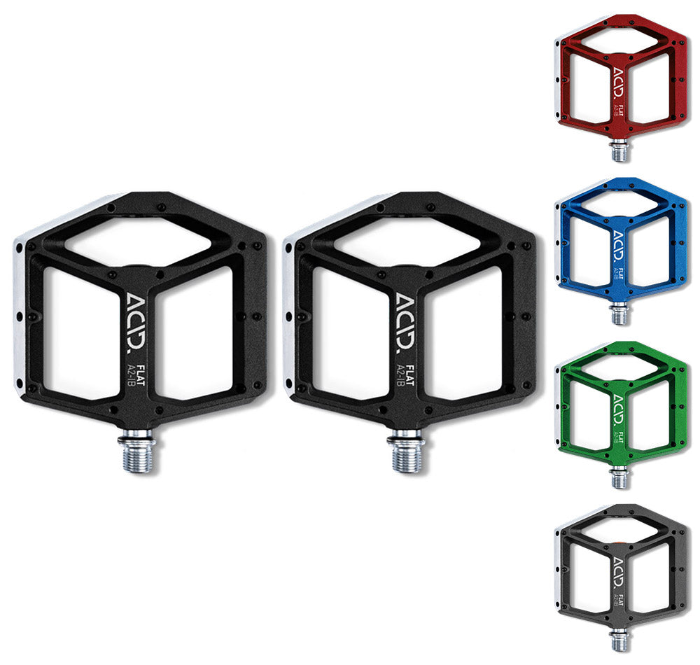 Acid flat a2-ib flat pedals | black