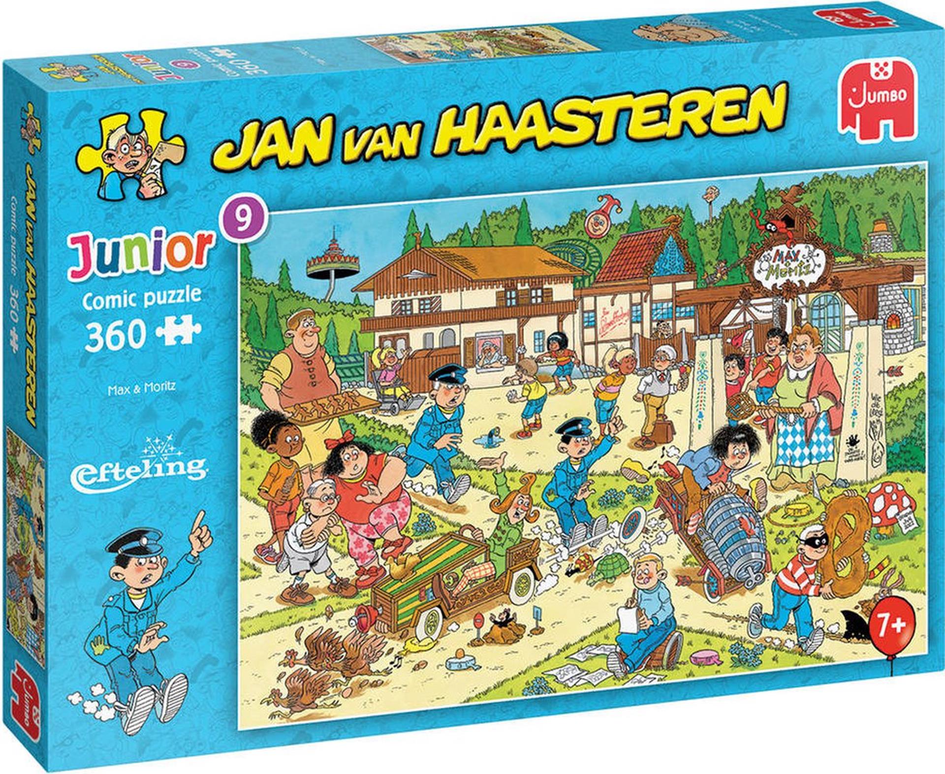 Jumbo jan van haasteren junior 9 puzzel efteling max mortiz 360pcs kinderpuzzel