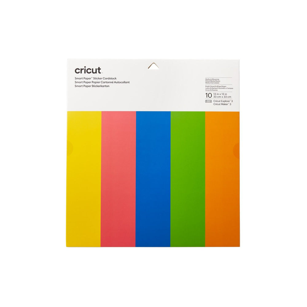 Cricut • smart sticker cardstock regenboog
