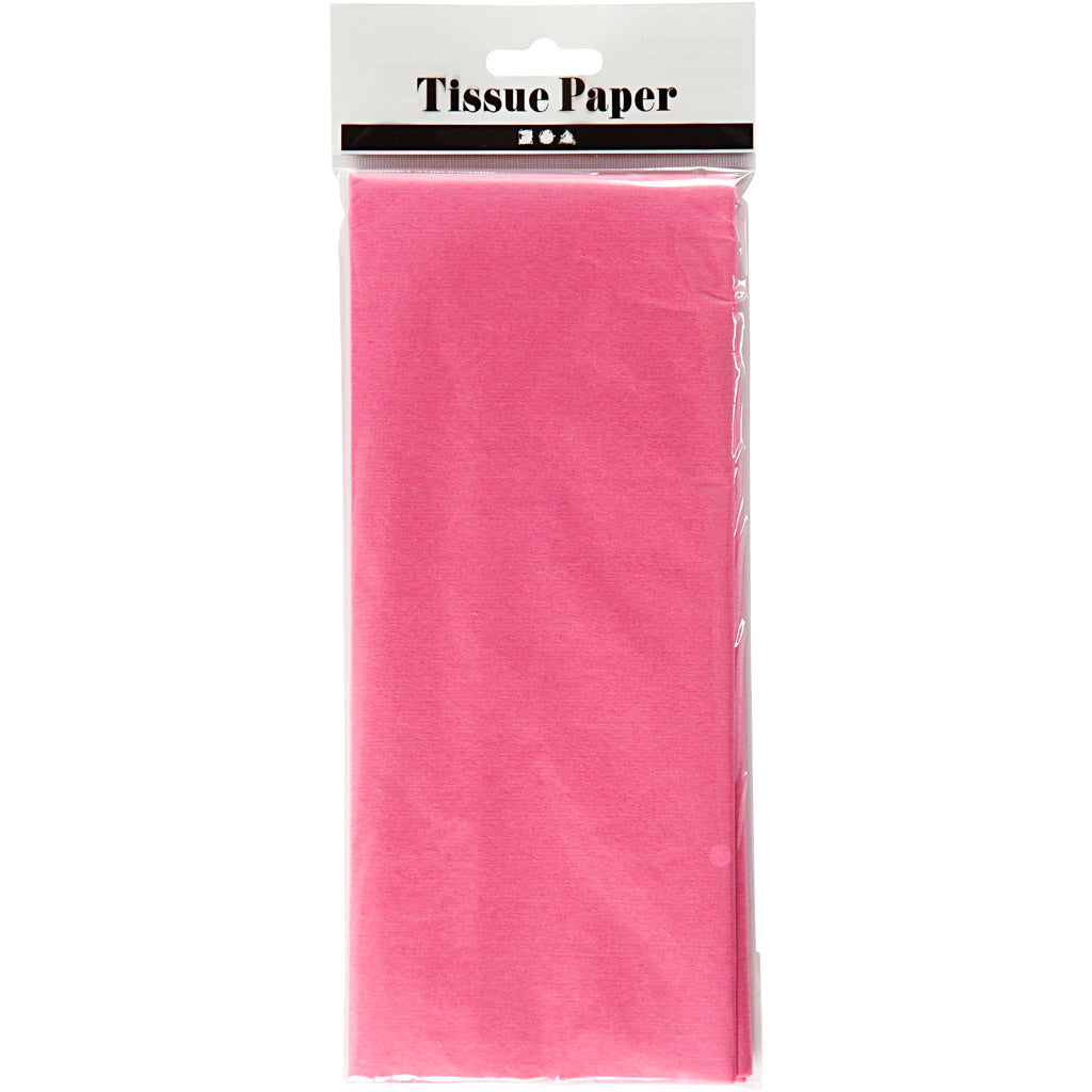 Creativ company tissuepapier roze 10 vochtig 14 gr, 50x70cm