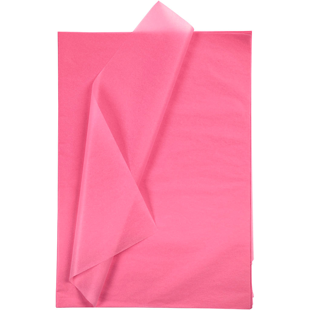 Creativ company tissuepapier roze 10 vochtig 14 gr, 50x70cm