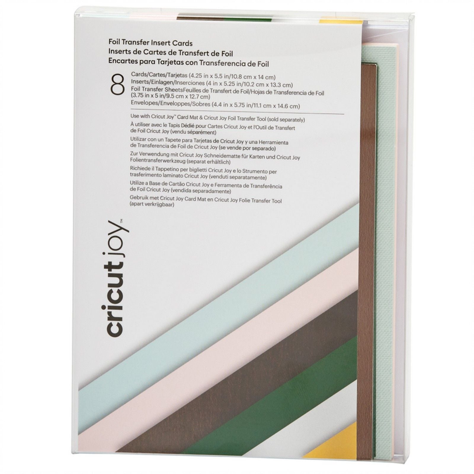 Cricut joy • insert cards foil forest 10,8x14cm 8st