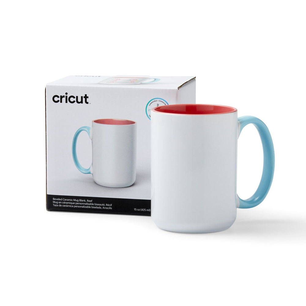 Cricut • mug reef red blue 440ml