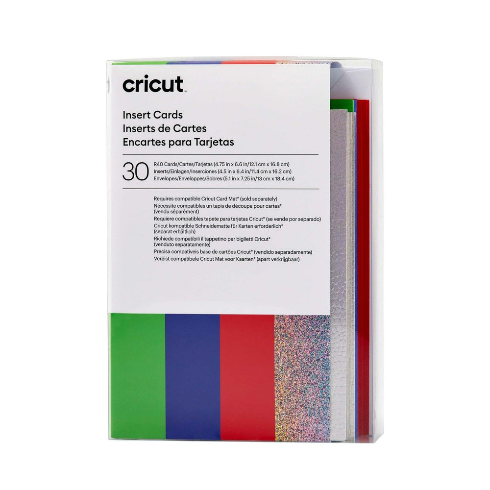 Cricut • insert cards rainbow r40