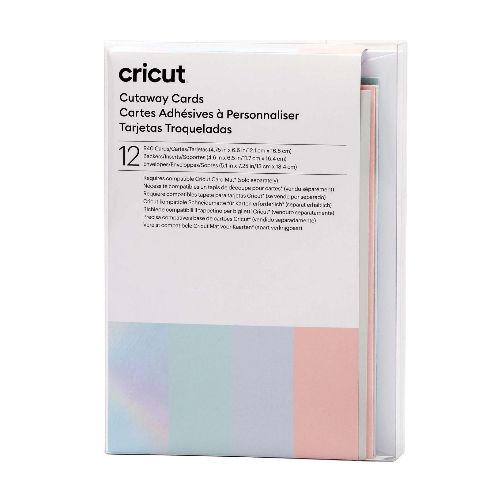 Cricut • cut-away cards pastel r40