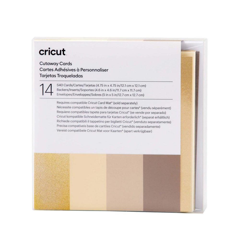 Cricut • cut-away cards neutrals s40