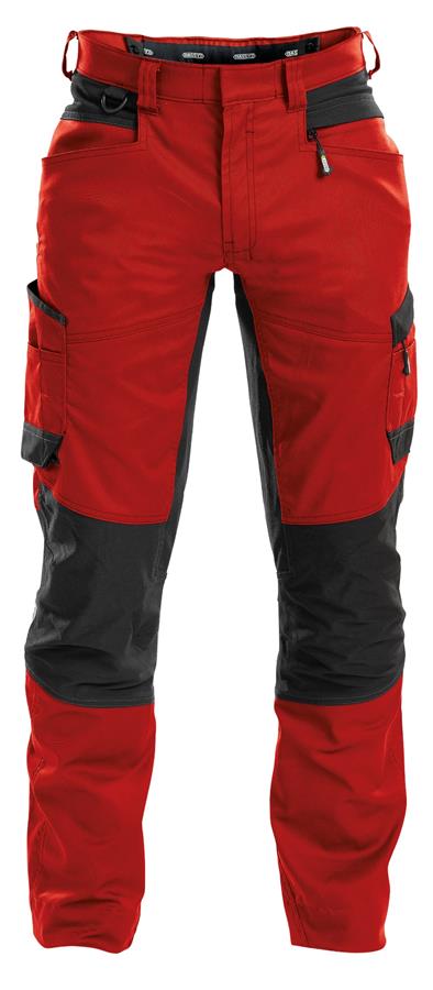 Dassy broek helix p k rood zwart 48