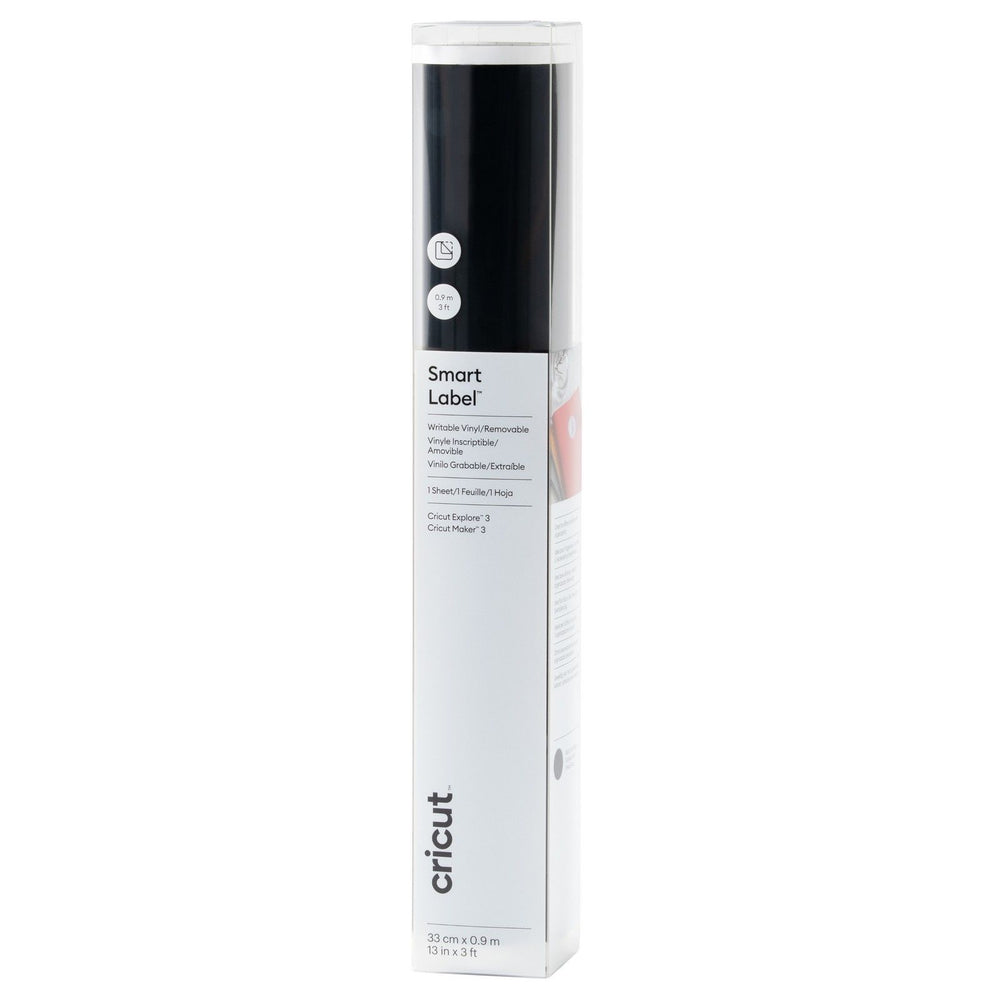 Cricut • smart label removable writable vinyl 91x33cm black
