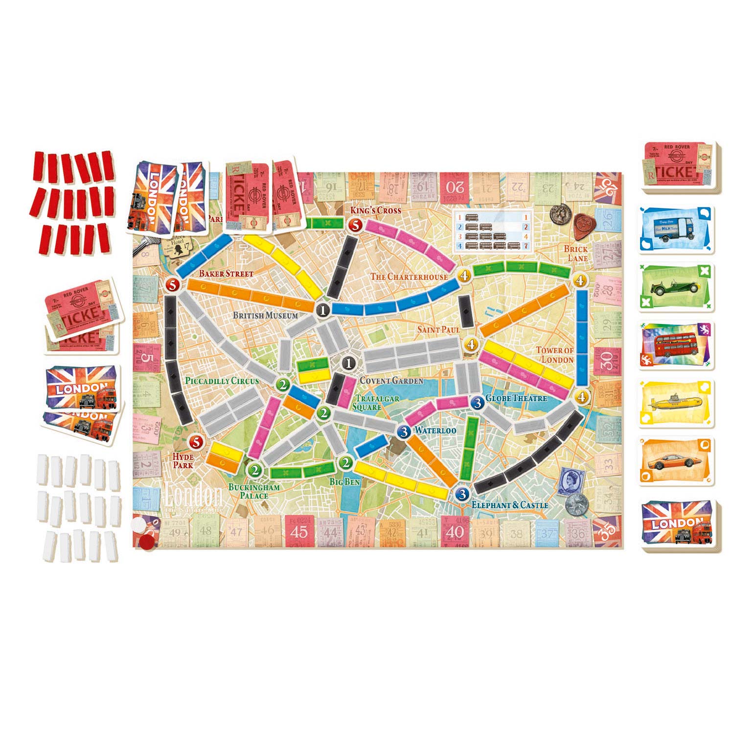 Ticket to Ride Londen Bordspel