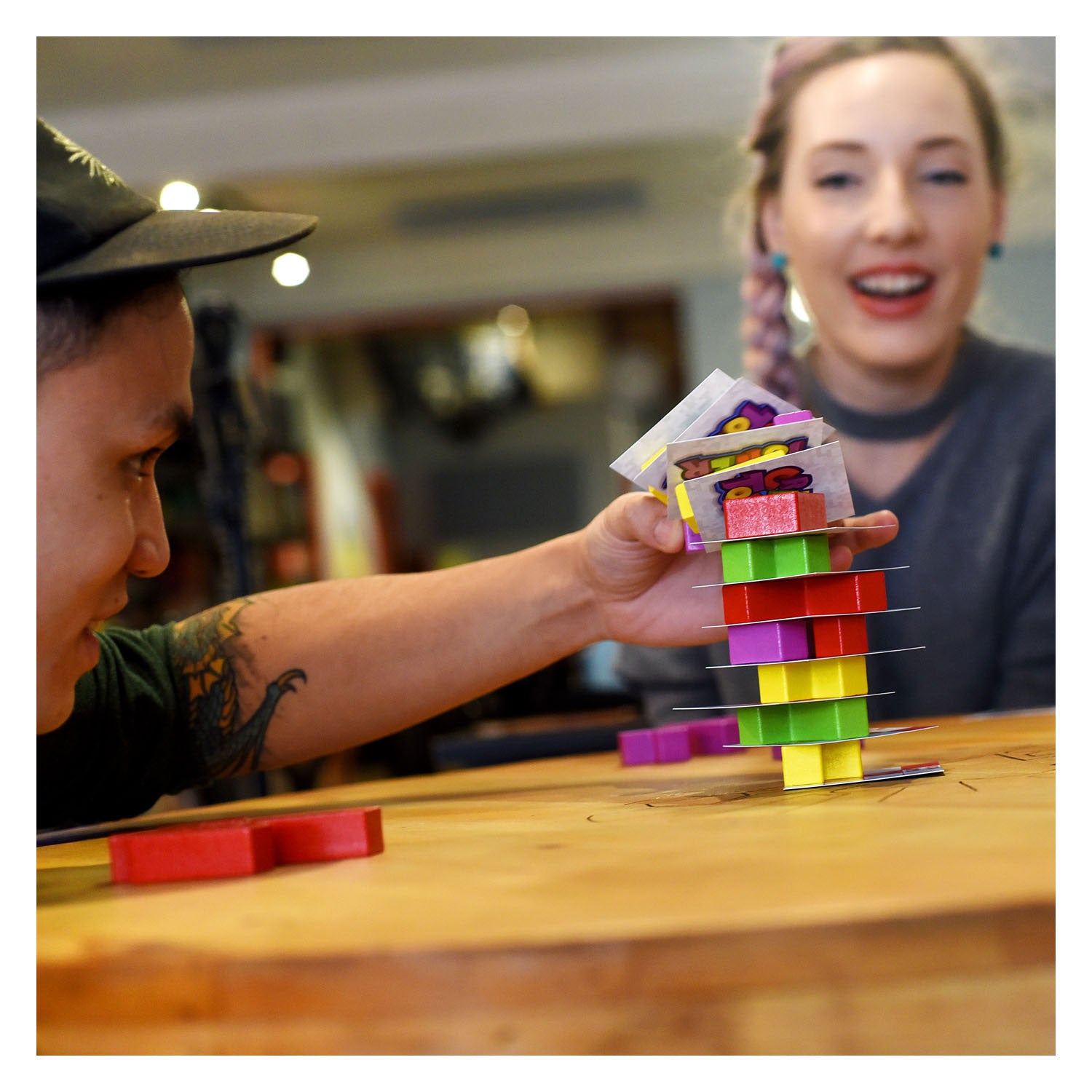 Asmodee Houten Crazy Tower Stapeltoren