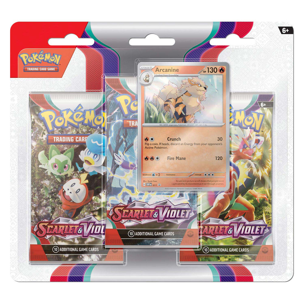 Pokémon TCG Scarlet Violet Boosterblister - Arcanine