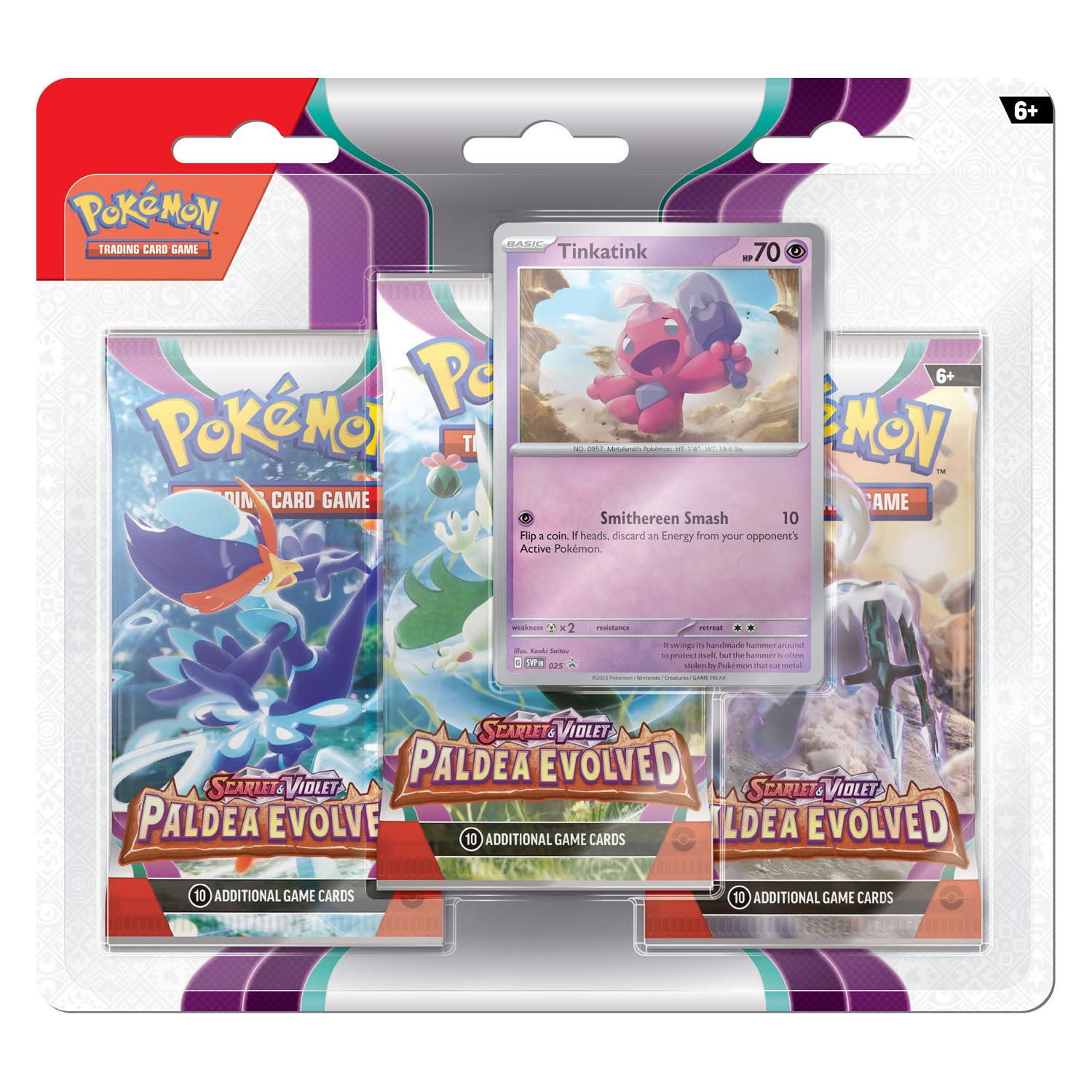 Pokemon TCG Scarlet Violet Paldea Evolved Booster Tinkatink