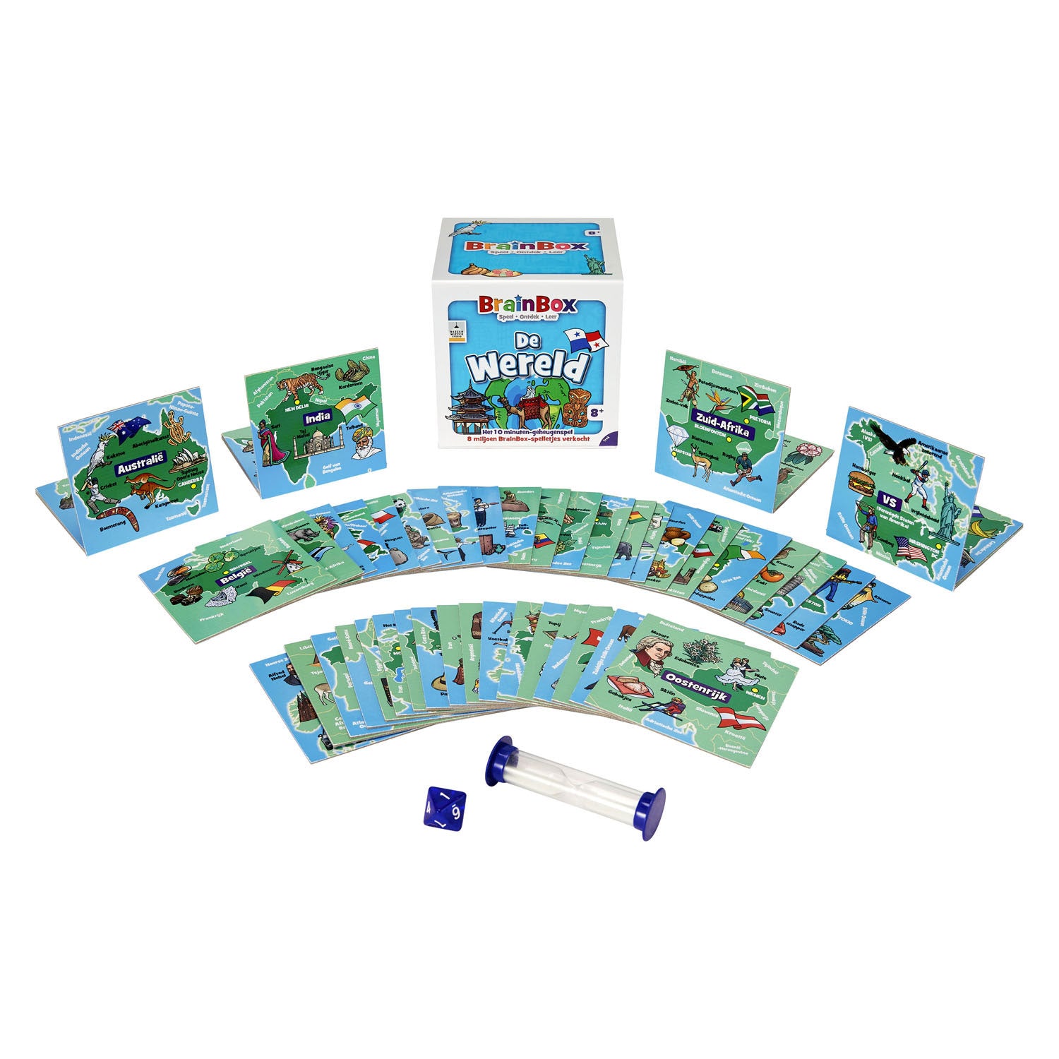 Asmodee brainbox de wereld bordspel