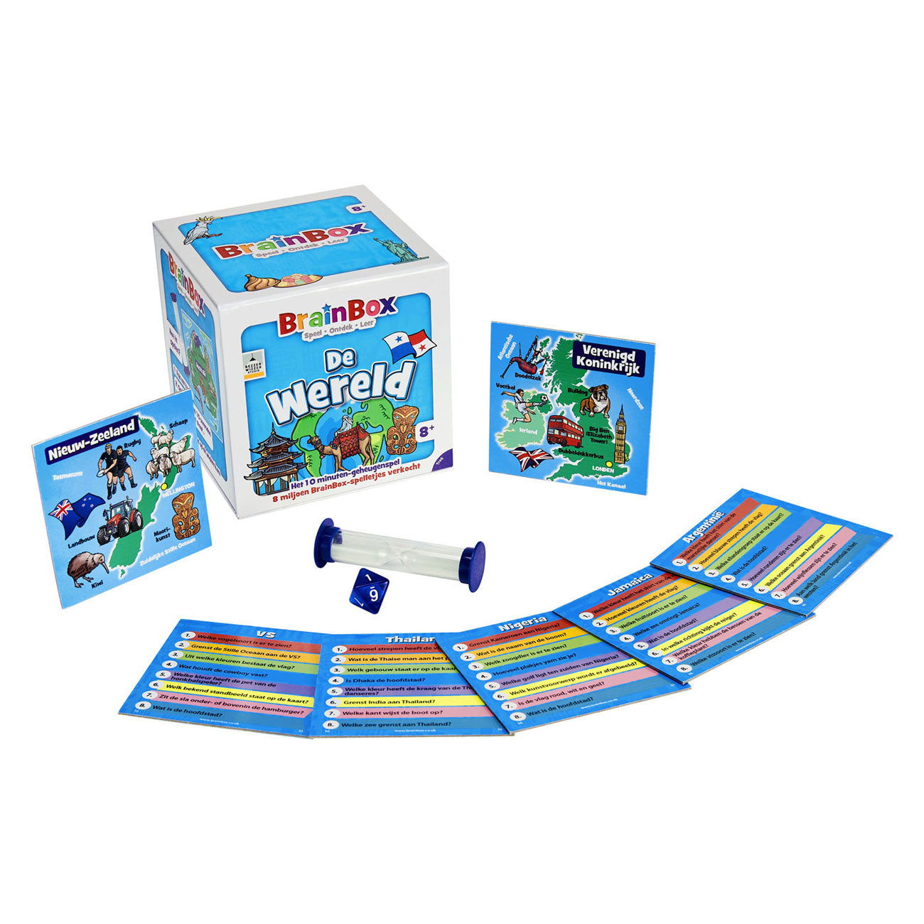 Asmodee brainbox de wereld bordspel