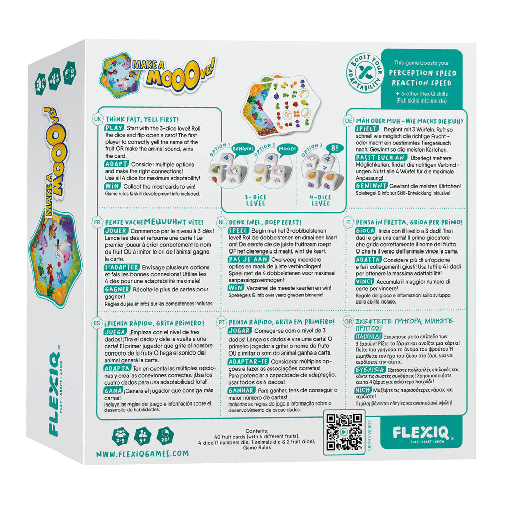 Asmodee Maak een Mooove! Kaartspel
