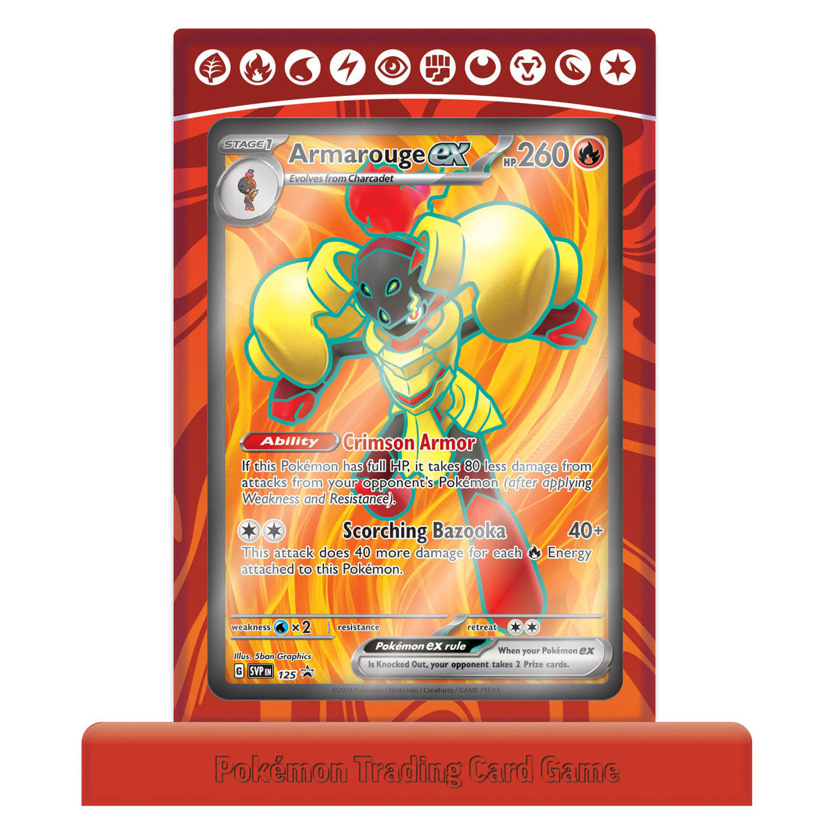 Asmodee pok tcg april ex premium collectie - armarouge ex