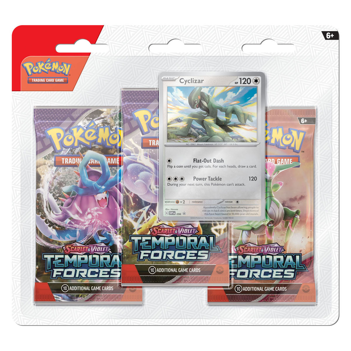 Pokémon TCG SV05 Temporal Forces 3 Booster Blister