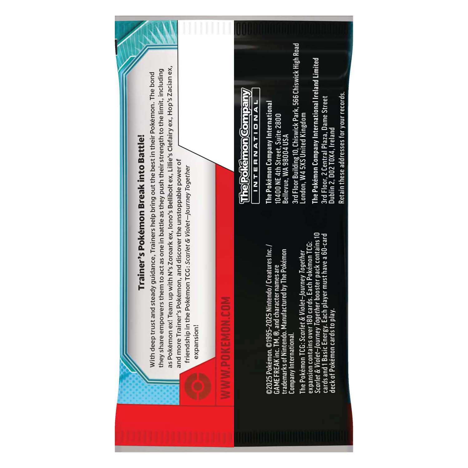 Asmodee pokémon tcg sv09 journey together bo