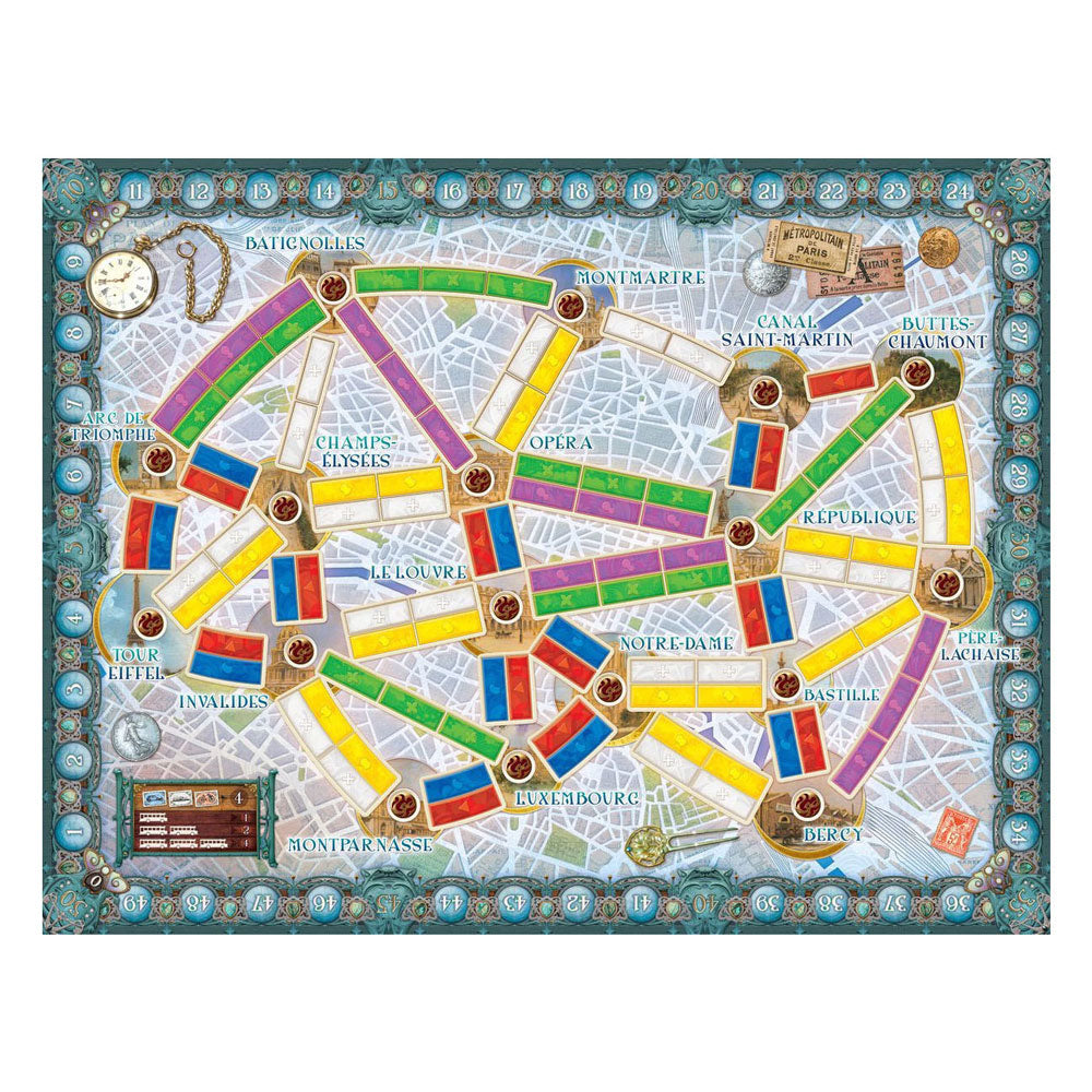 Ticket to ride parijs bordspel