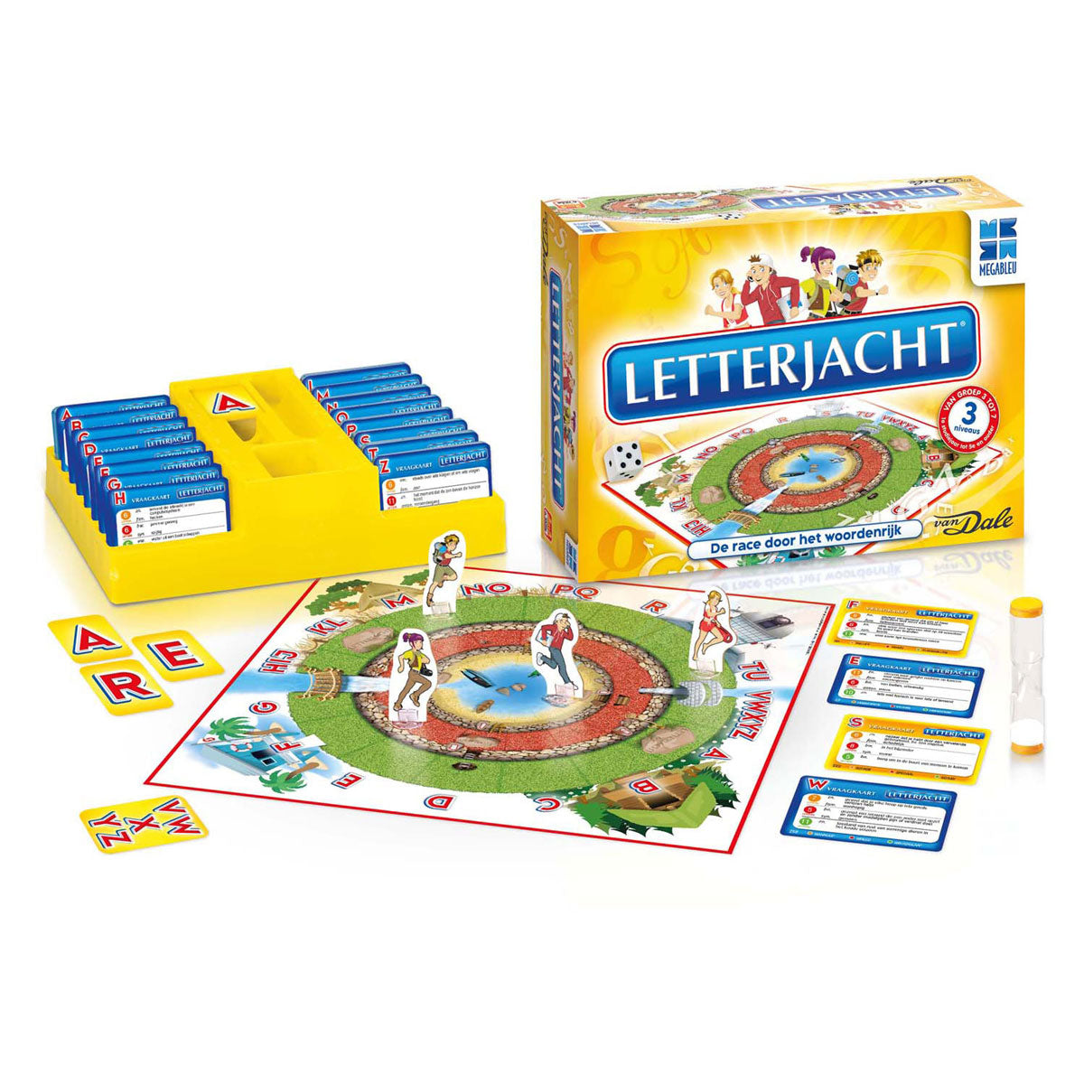 Megableu letterjacht bordspel