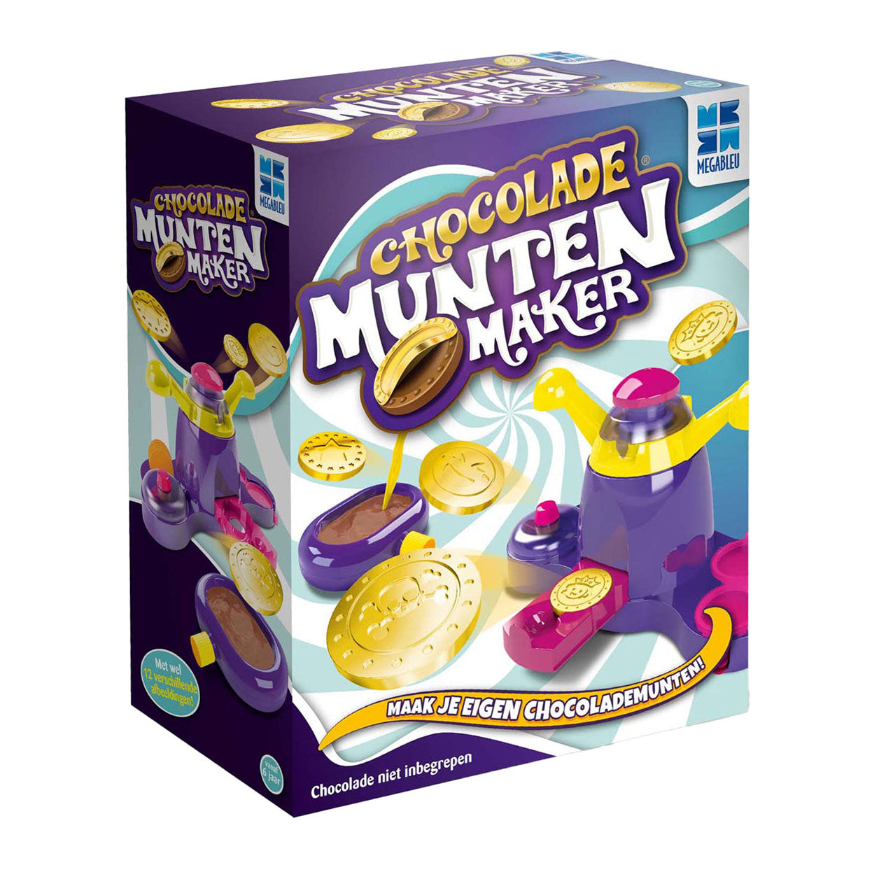 Megableu chocolade munten maker