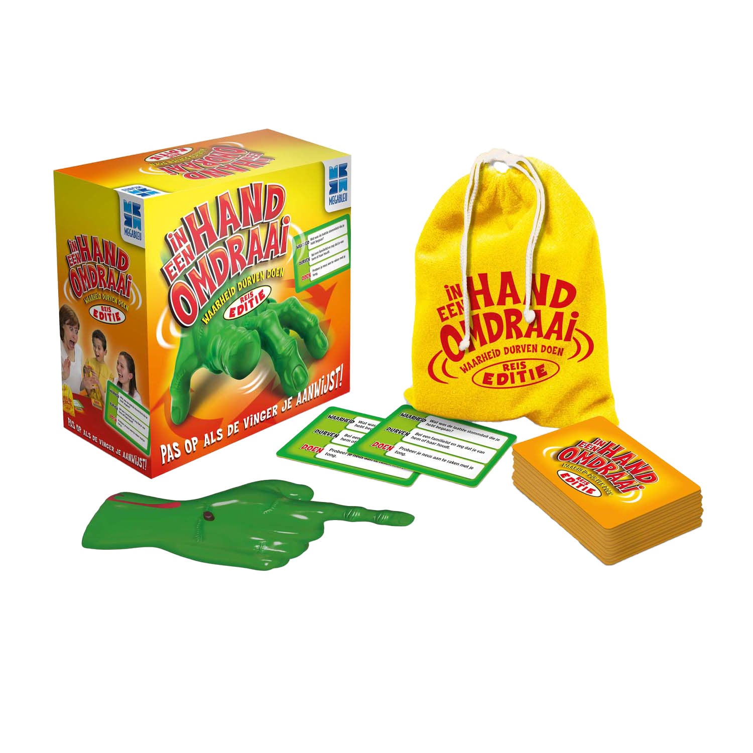 Megableu in een handomdraai reiseditiespel