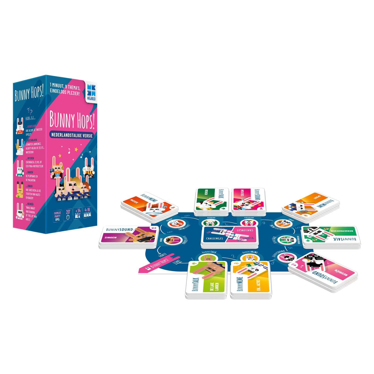 Megableu bunny hops bordspel