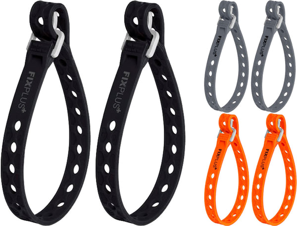 Fixplus slim fit strap 40cm (pack of 2) | black