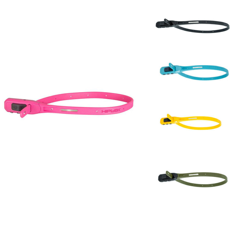 Hiplok z lok combo cable tie lock with steel core and combination lock | pink