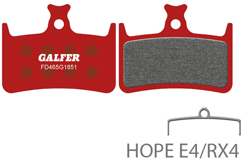 Galfer bike advanced disc pads for hope trickstuff | hope e4, rx4