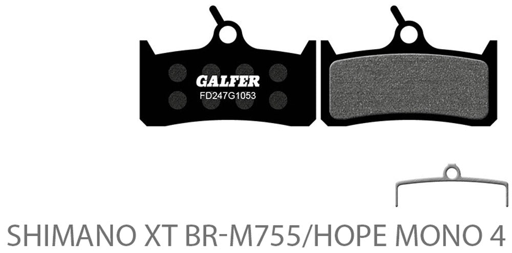 Galfer bike standard disc pads for shimano | shimano deore xt br-m755 hope mono 4
