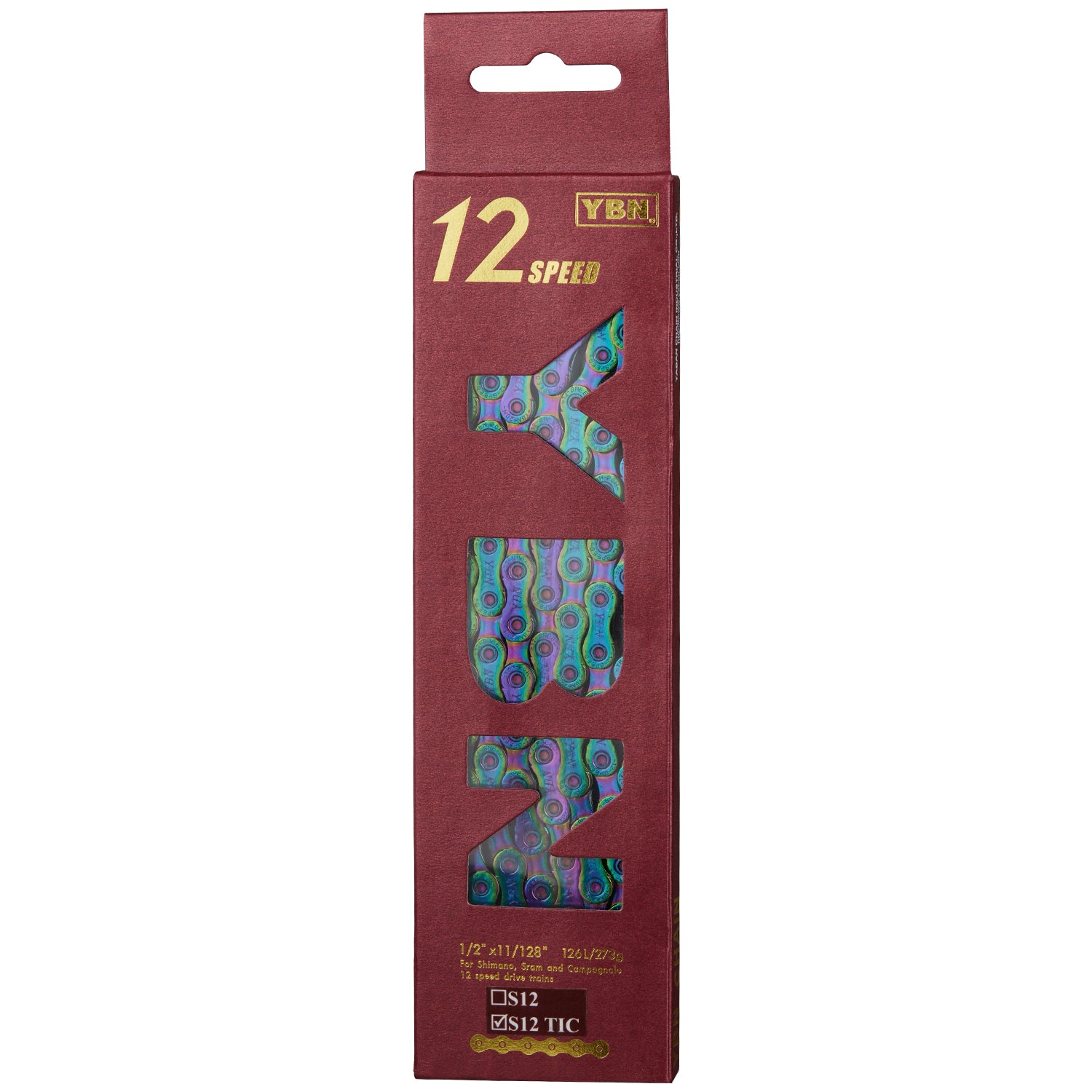 Ybn s12-tic 12-speed chain