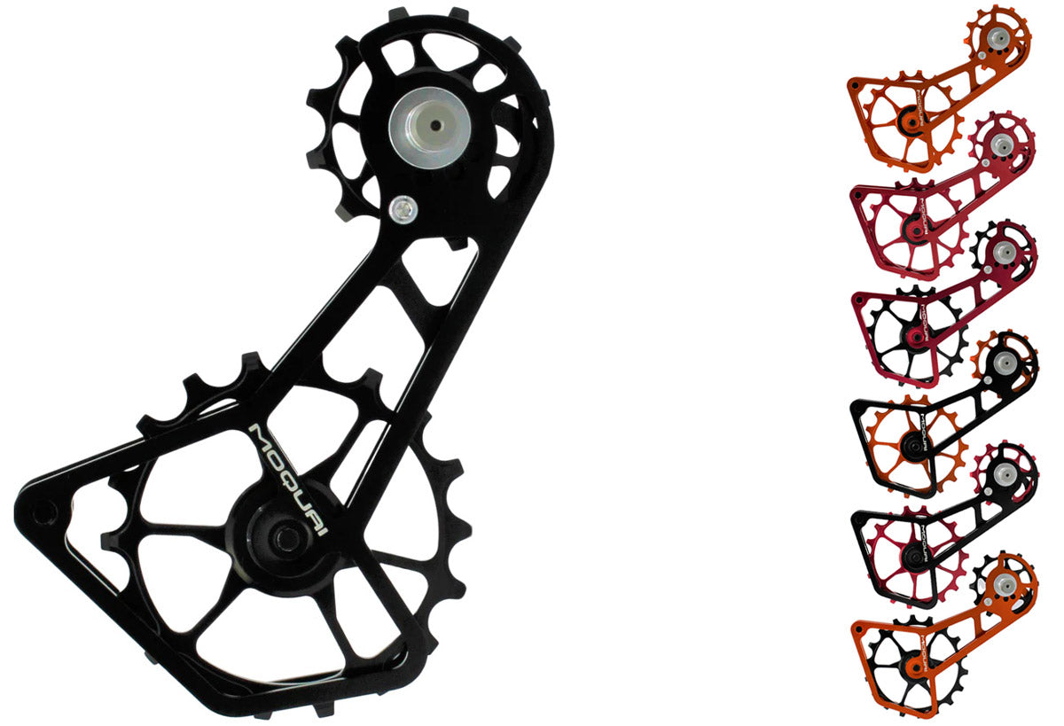 Moquai ceramic 12 18 teeth shift cage for shimano 11 12-speed 8000 9100 series | rot schwarz