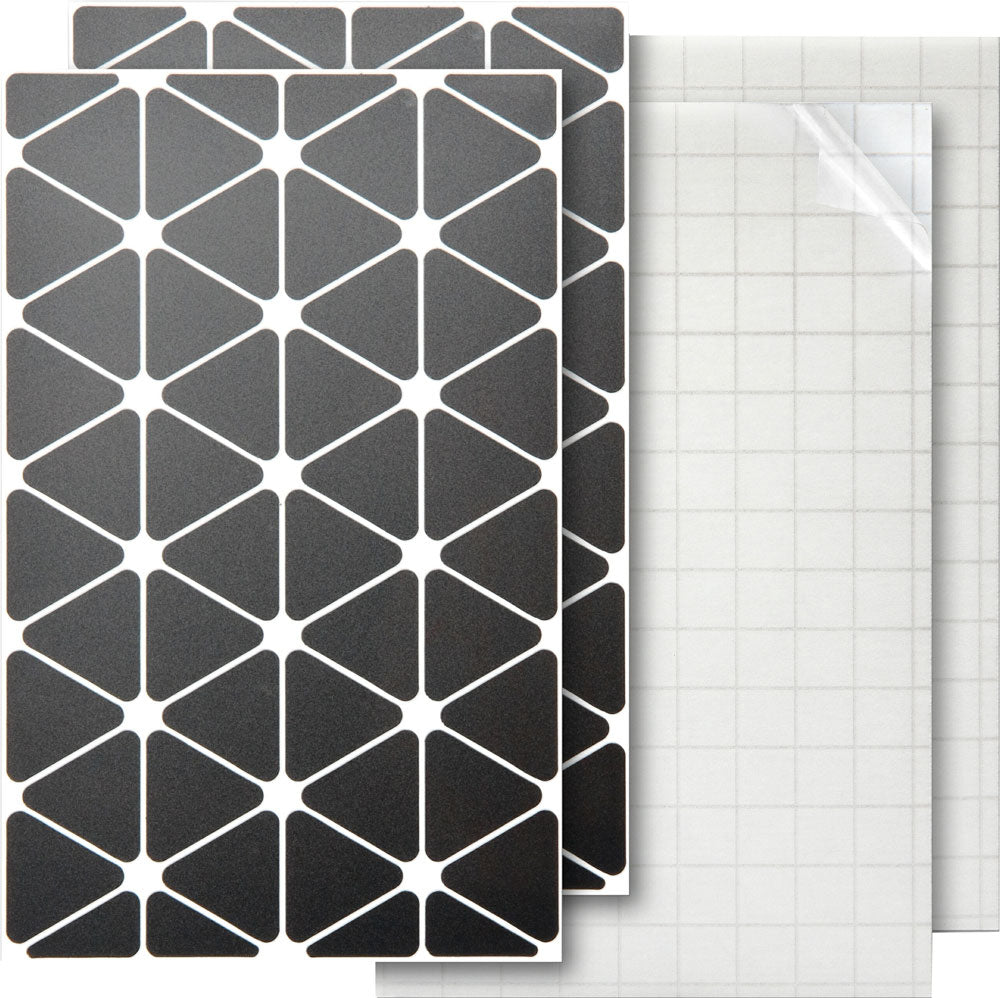 Luxshield reflective sticker triangles | silver